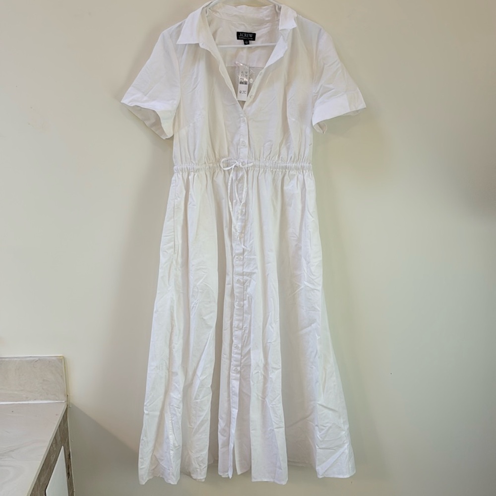 J Crew Cerise Shirt Dress